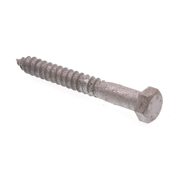 Prime-Line Hex Lag Screw 1/2in X 4in A307 Grade A Hot Dip Galvanized Steel 25PK 9056978 - main